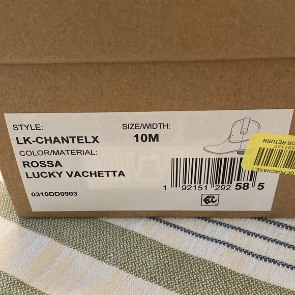 LuckyBrand size 10m cranberry boots - Picture 7 of 7